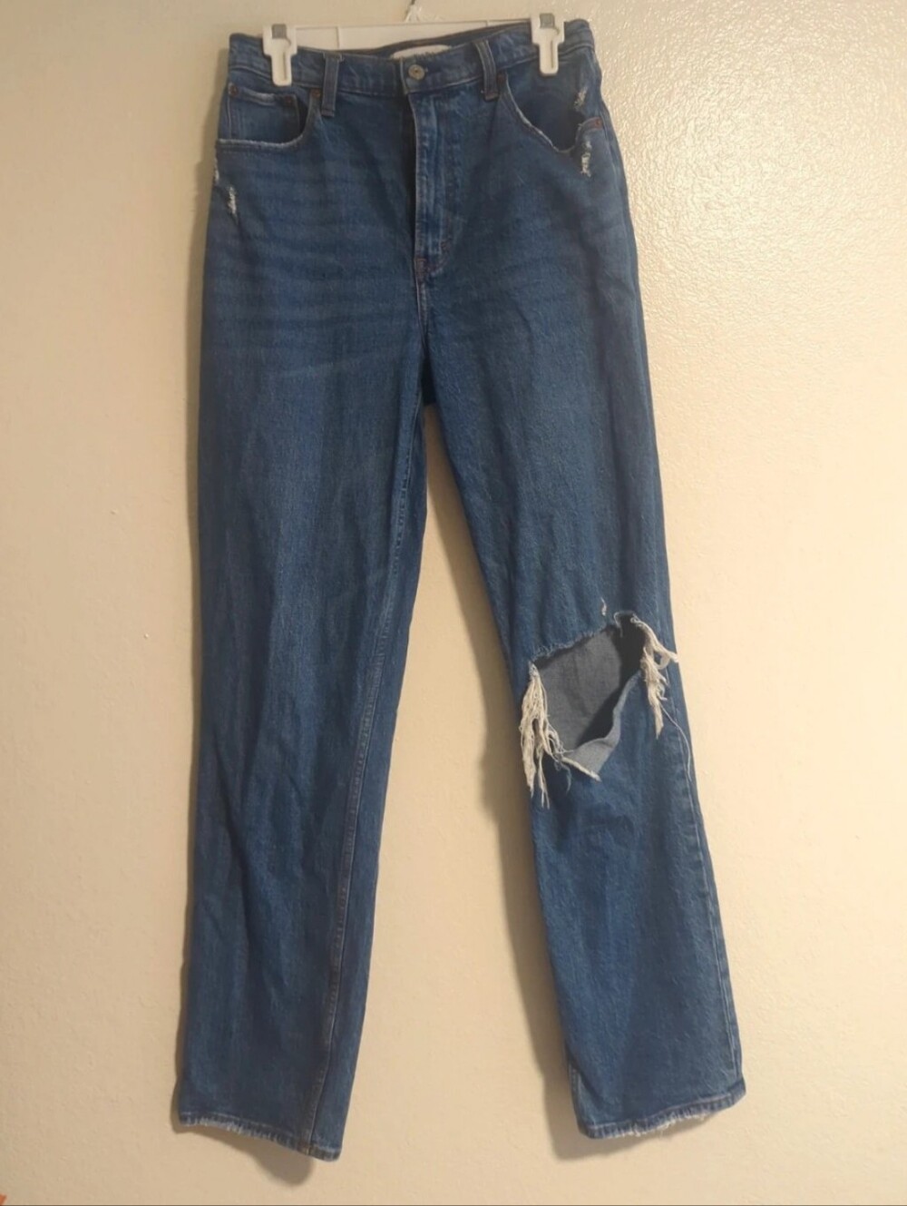 Abercrombie 29/8L Curve Love 90s Straight Leg Ultra High Rise